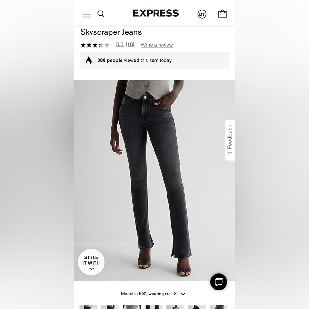 Express Jeans midrise
